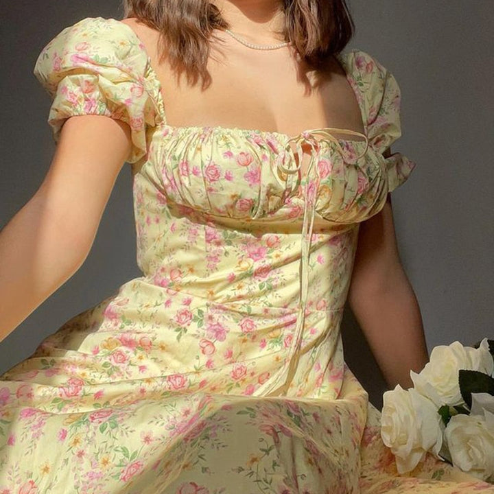 Drune - Vintage Kleid mit Schleife