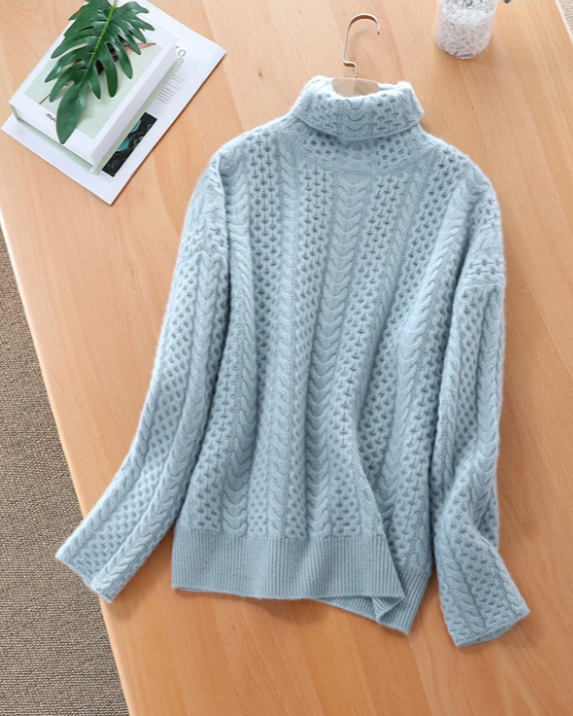 Drune | Chunky Strickpullover mit Rollkragen Weich und Warm Zeitloses Design