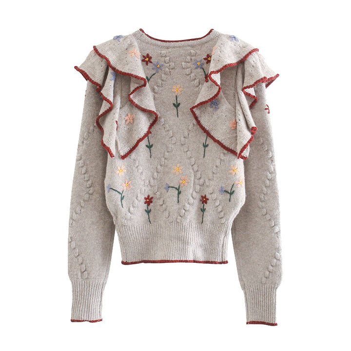 Drune | Blumenpullover