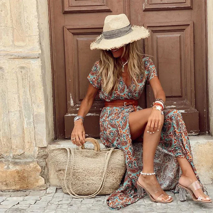 Drune | Kleid mit Paisley-Druck