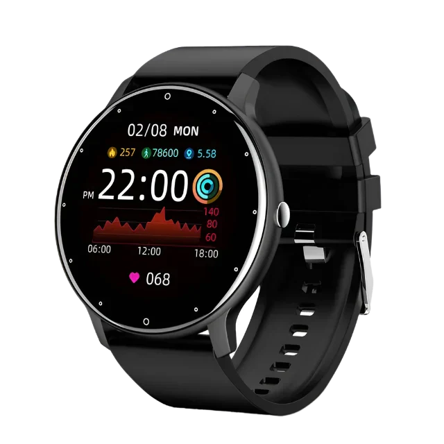 Drune | Wasserdichte Unisex Smartwatch Mit Fitness Tracker Und Herzfrequenzmesser