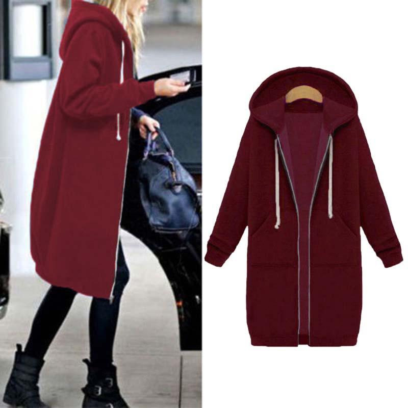 Drune | Chic Lange Sweatshirt-Jacke