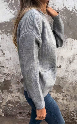 Drune | Strickjacke mit Reißverschluss - Stilvolle Übergangsjacke für Alltag und Freizeit