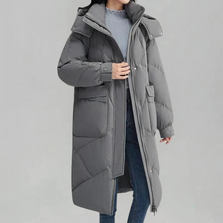 Drune - Lange Daunenjacke