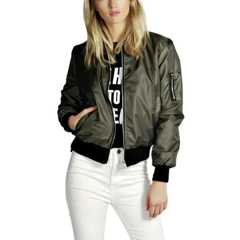 Drune | Slim Fit Bomberjacke für Damen