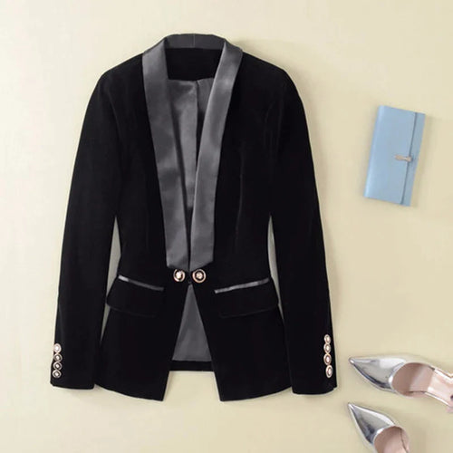 Drune | Samt Blazer Damen