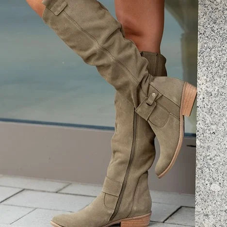 Drune | Neue Premium Leder Damenstiefel