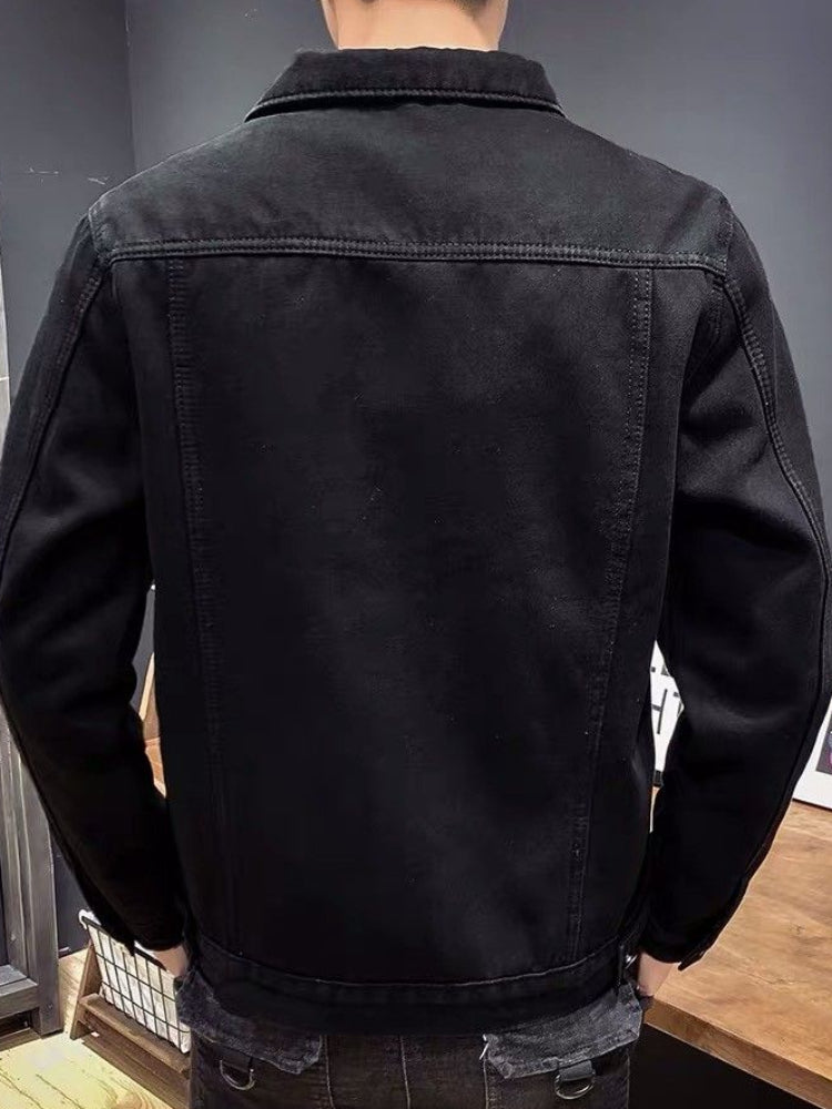 Drune | Gefütterte Denim-Jacke für Herren Warm und Robust