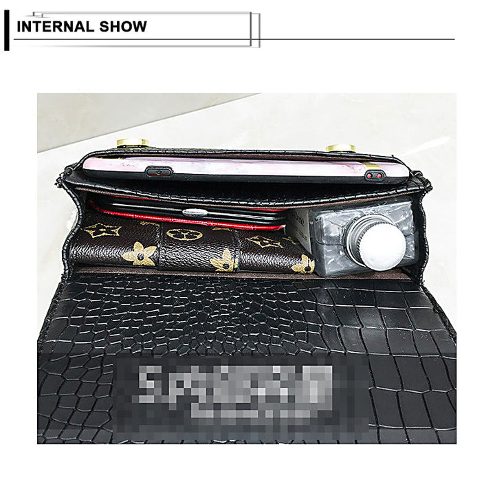 Drune | Alligator-musterte lässige Bauchtasche