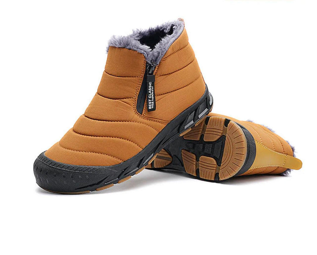 Drune | Damen Warme Winter Kunstfell, Gefüttert mit Wasserdichten Outdoor Schnee Stiefeln