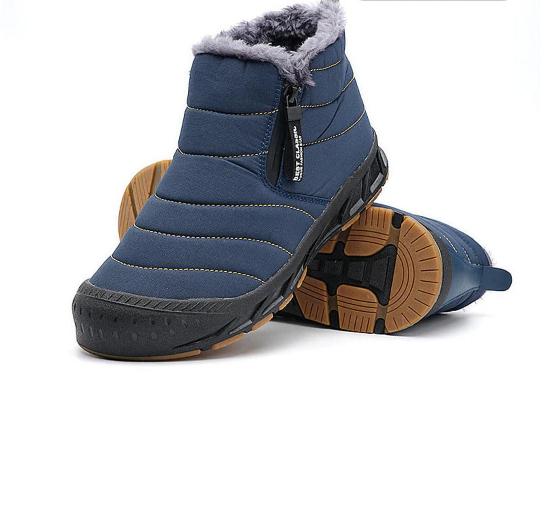 Drune | Damen Warme Winter Kunstfell, Gefüttert mit Wasserdichten Outdoor Schnee Stiefeln