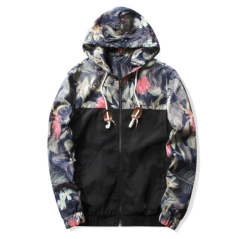 Drune | Damen-Übergangsjacke mit Blumenmotiv