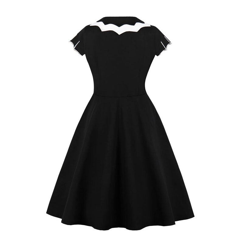 Drune | Rockabilly Halloween Kleid Fledermaus