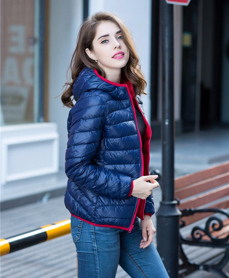 Drune | Wendbare Ultra Leichte Damen-Daunenjacke