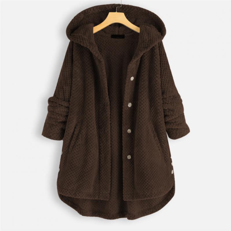 Drune | Stylische, Superweiche Fleece-Kapuzenjacke