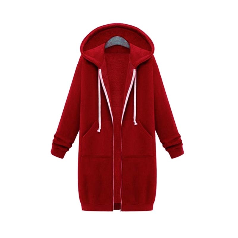 Drune | Chic Lange Sweatshirt-Jacke