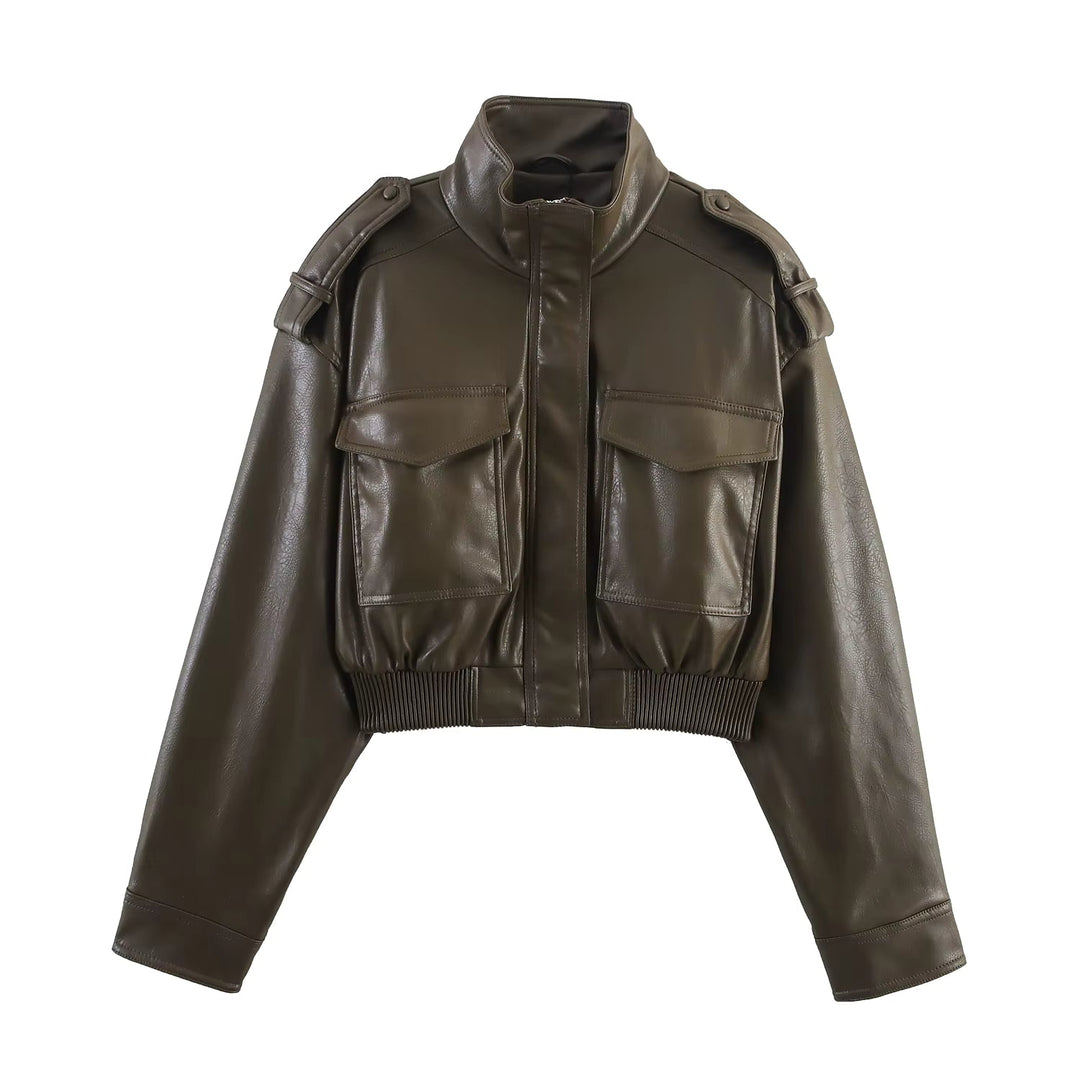 Drune | Kunstlederjacke
