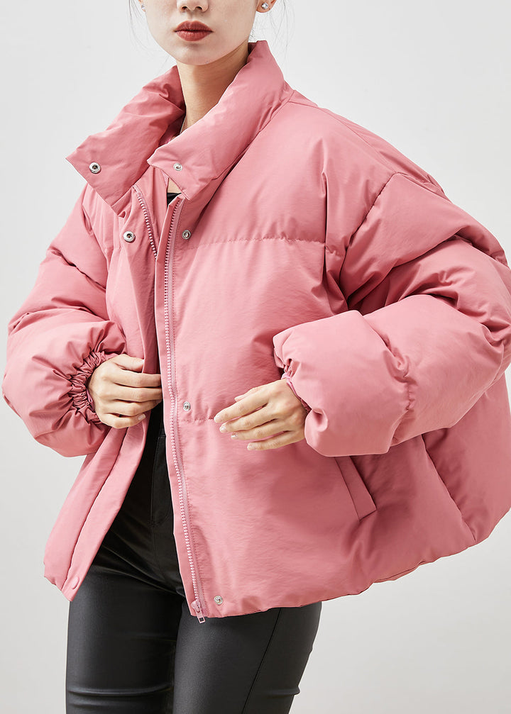 Drune | Rosa Übergroße Dicke Enten Daunenmäntel Winter
