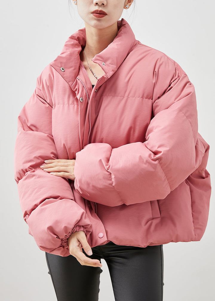 Drune | Rosa Übergroße Dicke Enten Daunenmäntel Winter