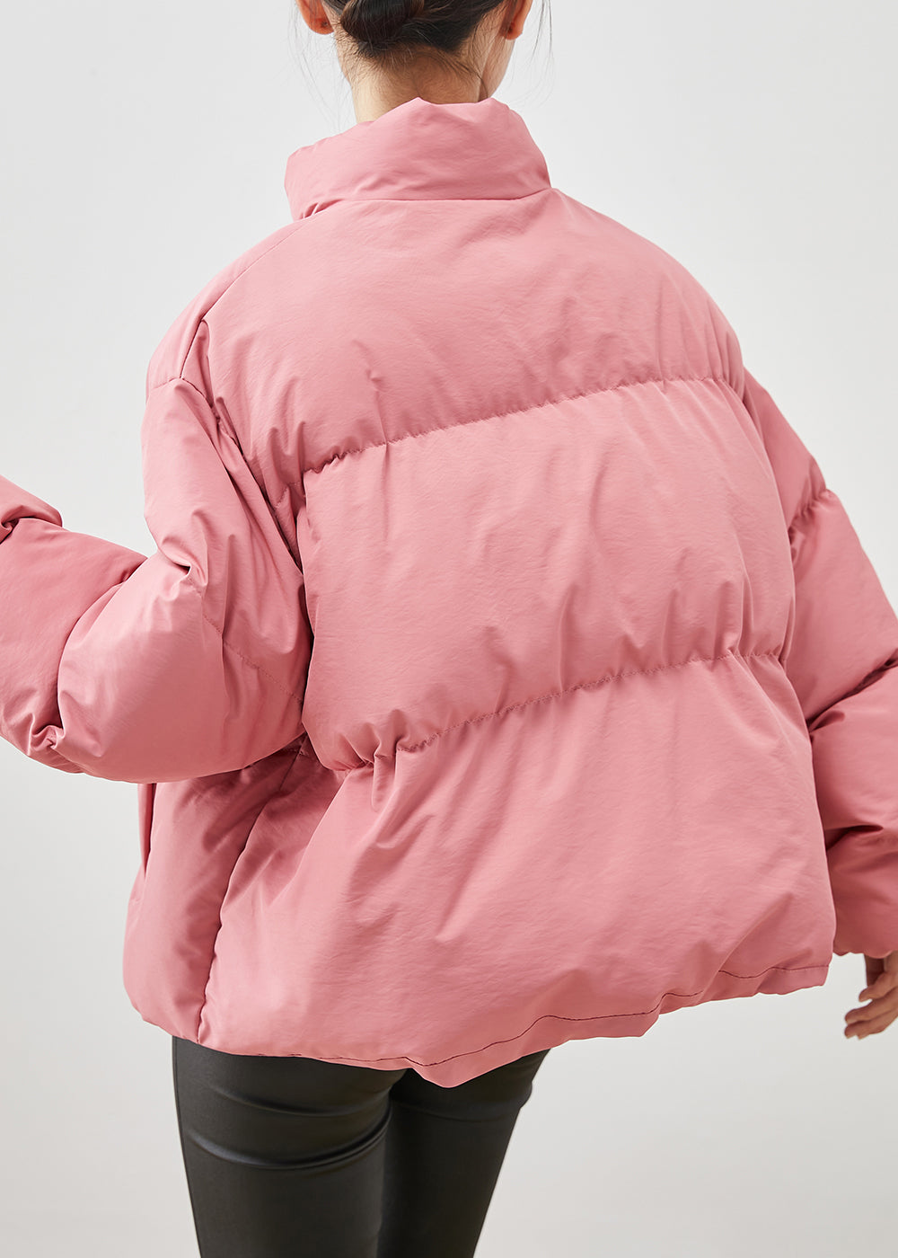 Drune | Rosa Übergroße Dicke Enten Daunenmäntel Winter