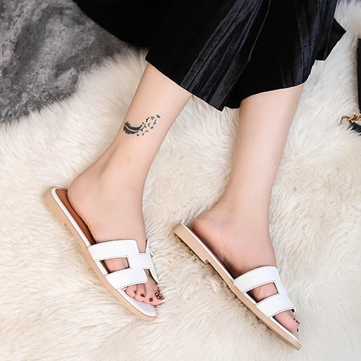 Drune | Sandalen Schicke Leder Sandalen Für Damen