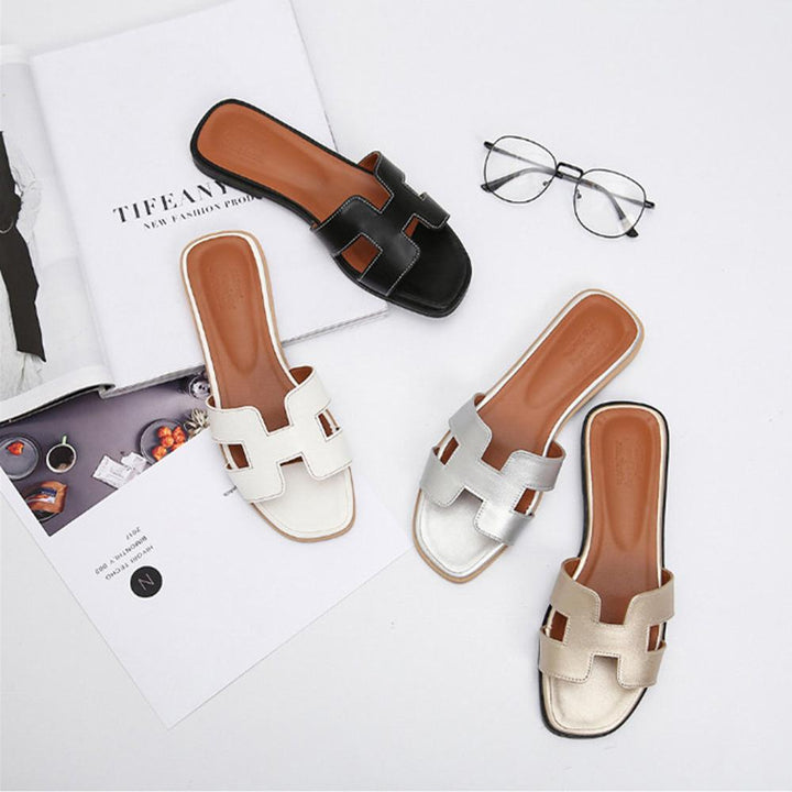 Drune | Sandalen Schicke Leder Sandalen Für Damen