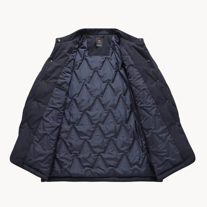 Drune | Herren Winter Steppjacke Mit Geradem Schnitt Und Knopfverschluss