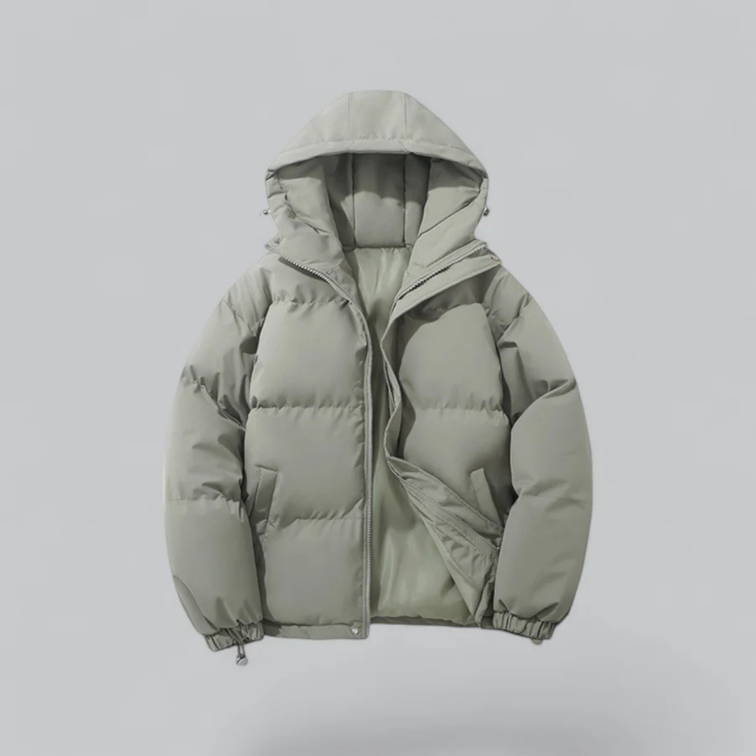 Drune | Warmer Kapuzen-Pufferjacke für Unisex Winterkomfort