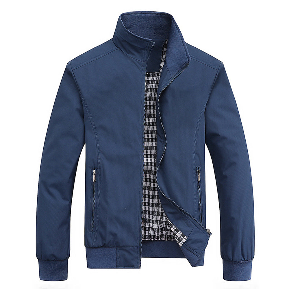 Drune | Jacke mit Reißverschluss Wasserdicht Winddichte Jacke Herrenjacke