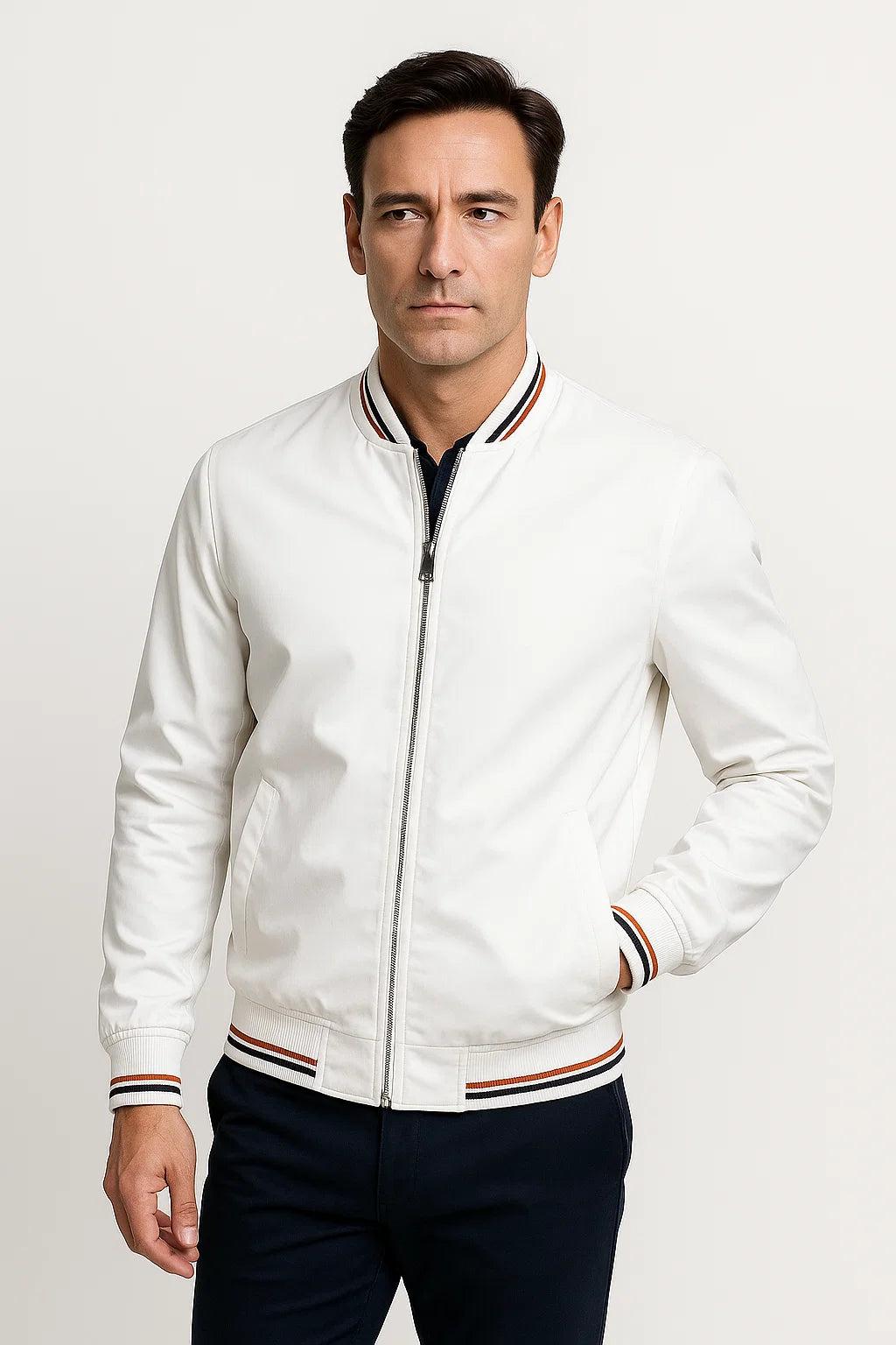 Drune | Slim-Fit-Bomberjacke aus Polyester