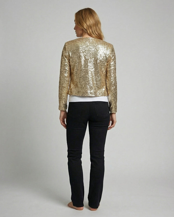 Elegante Glitzerjacke Damen Abend | Drune