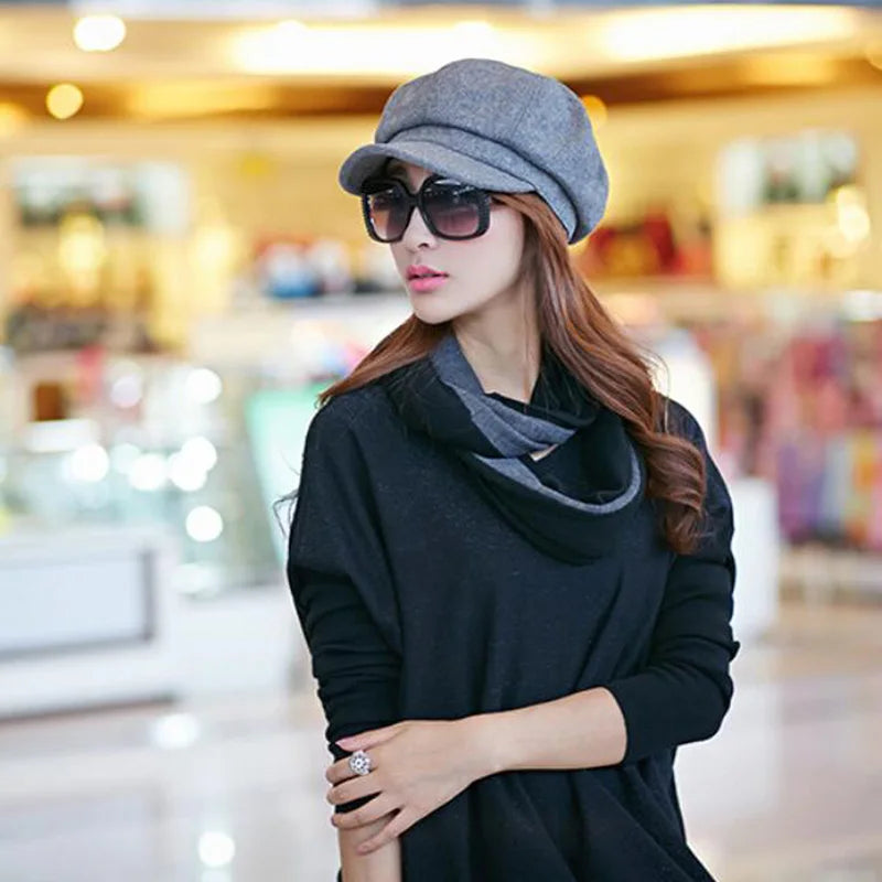 Drune | Elegante Damen Newsboy Cap Für Jede Saison