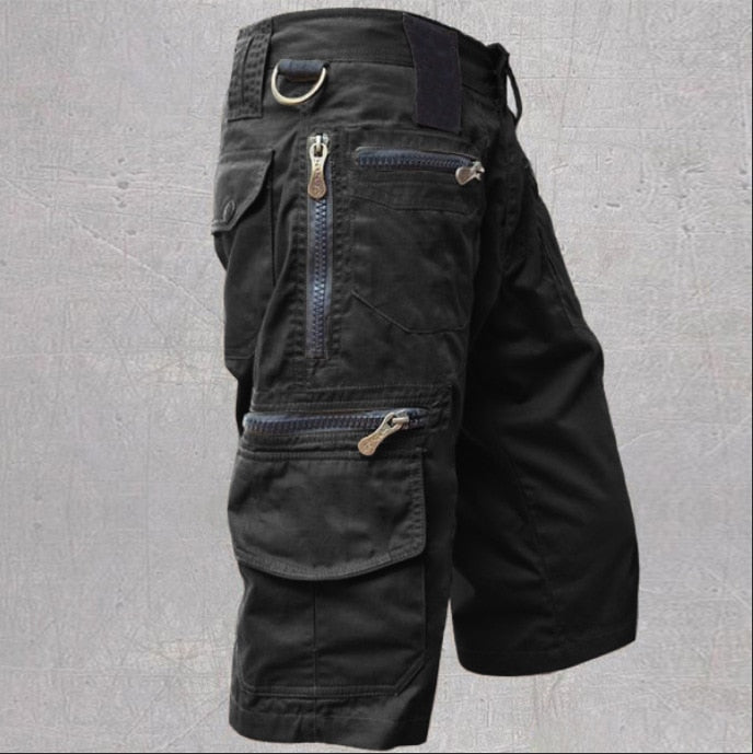 Drune | Bequeme Cargo Kurze Hose