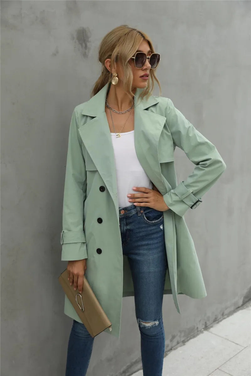 Drune | Stilvoll trenchcoat für Frauen