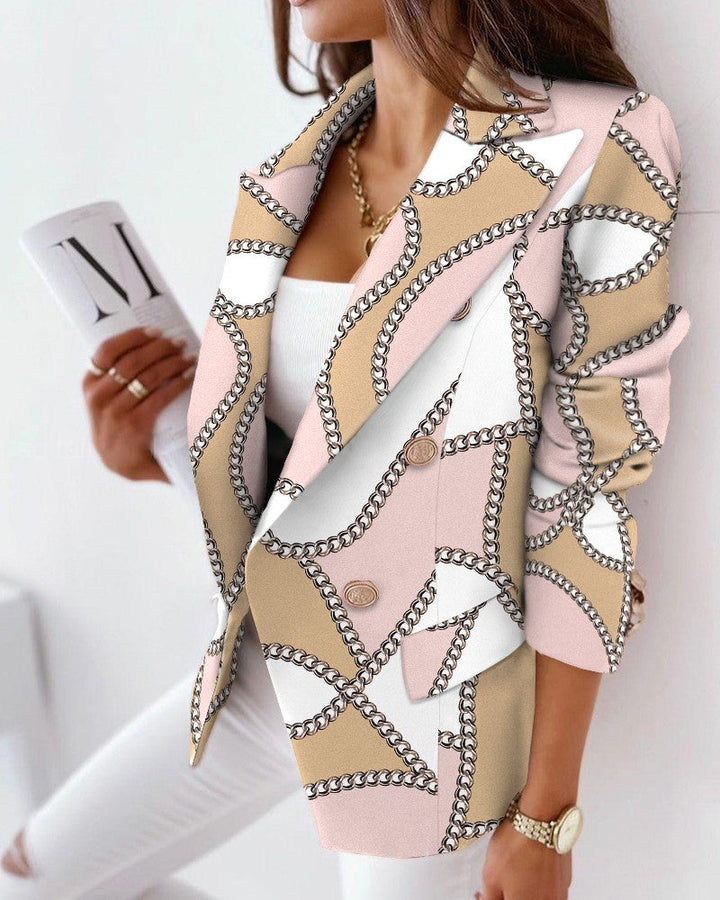 Drune | Blazer mit Schlangenprint für Damen