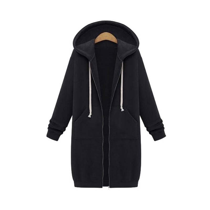Drune | Chic Lange Sweatshirt-Jacke