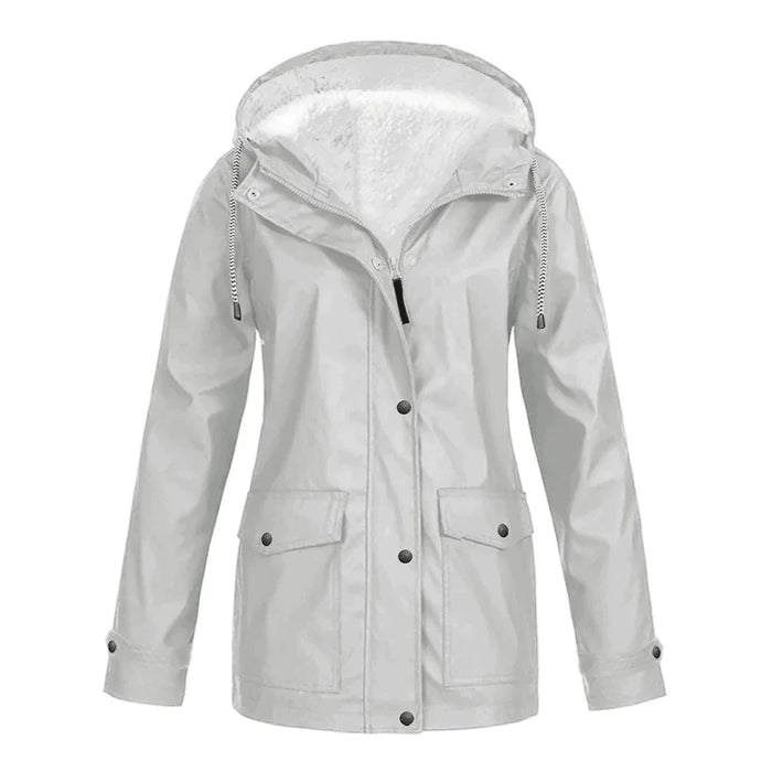Drune | Rain jacket with teddy lining