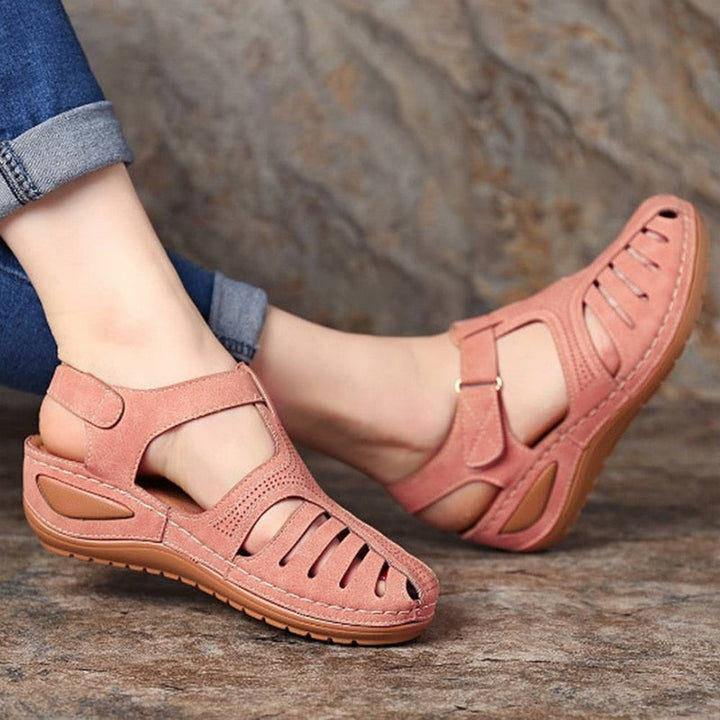 Drune | Geschlossen Damen Klettverschluss Sandalen Und Absatz