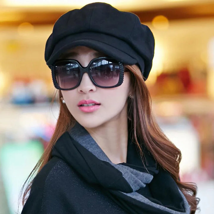 Drune | Elegante Damen Newsboy Cap Für Jede Saison