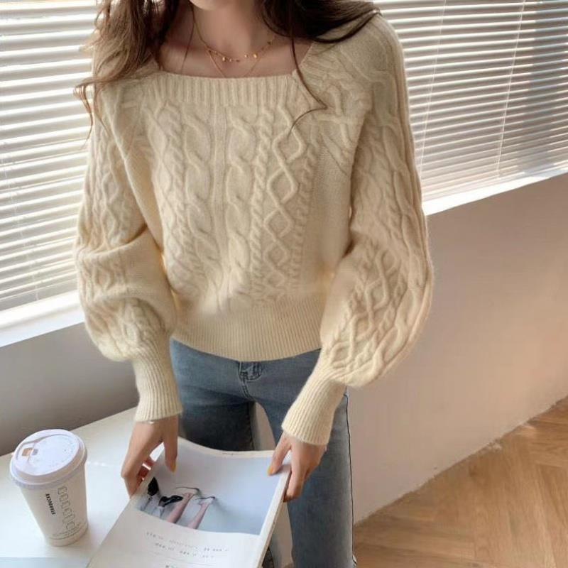 Drune | Quadratkragen Pullover