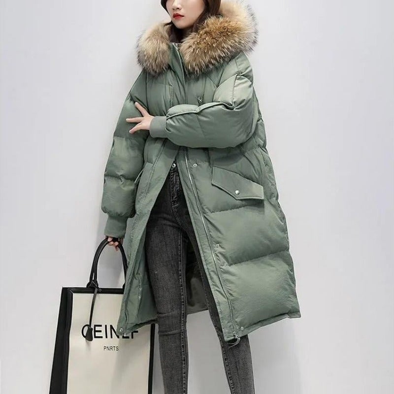Drune | Damen Winterjacke mit Fell