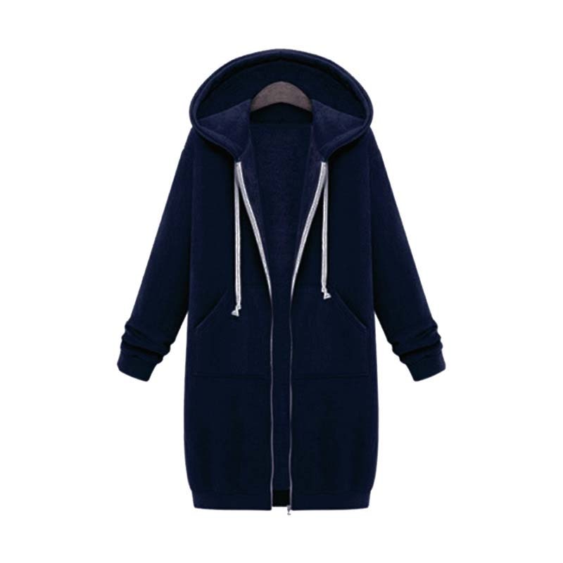 Drune | Chic Lange Sweatshirt-Jacke
