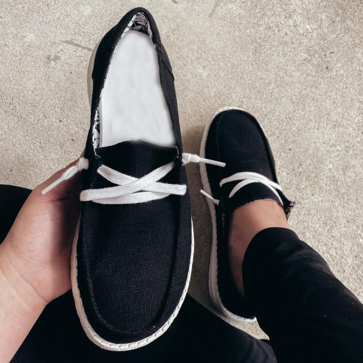 Drune | Canvas Schnürschuhe für Damen