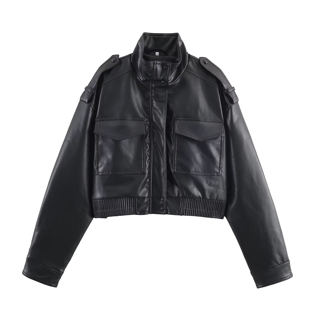 Drune | Kunstlederjacke