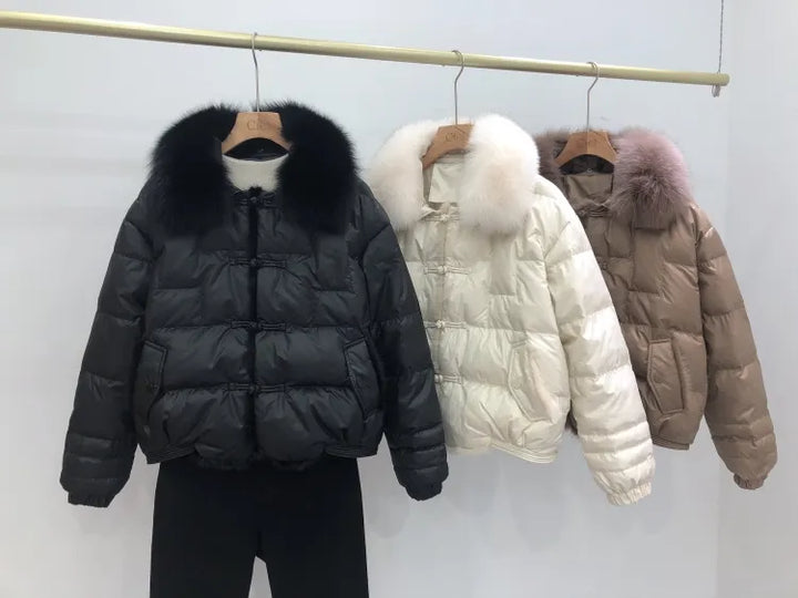 Drune | Lockere Pufferjacke - Warm & Vintage