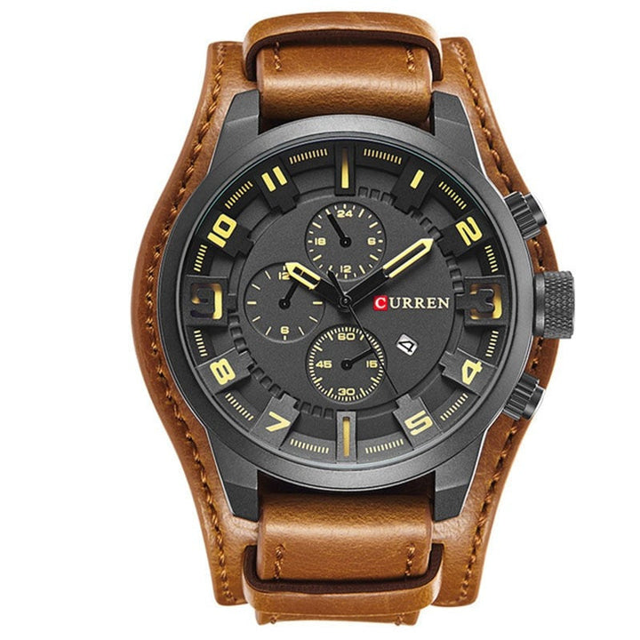 Drune | Luxe Navigator Uhr Lederband