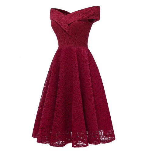 Drune | Schulterfreies, Formelles Midikleid Mit Plissee