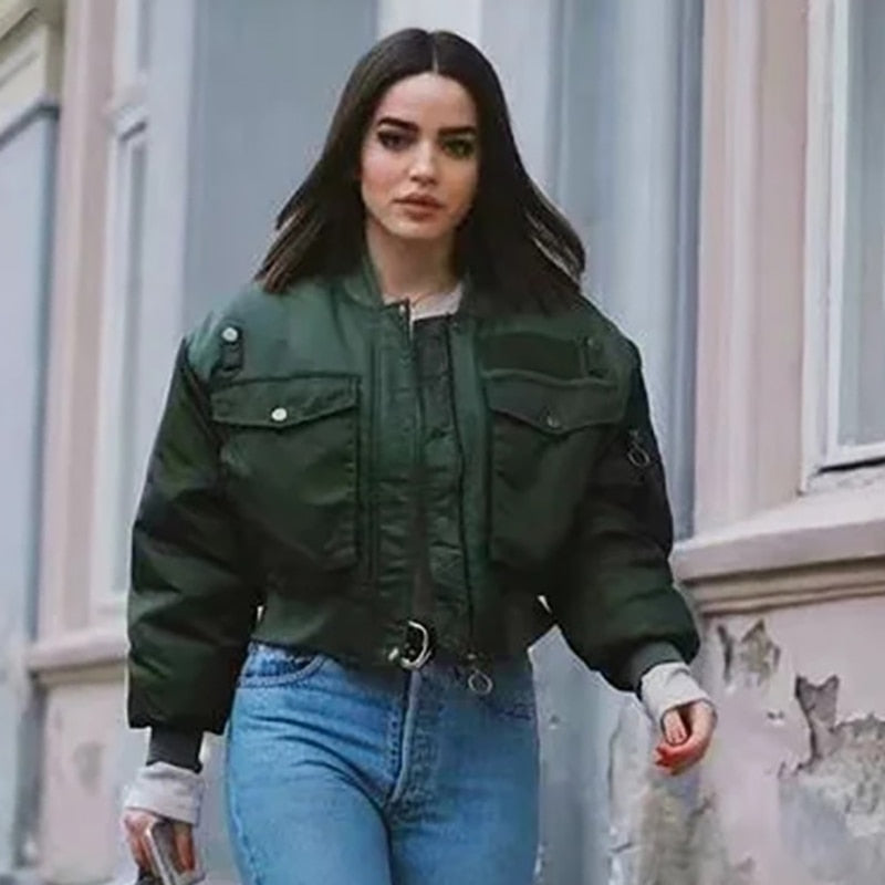 Drune | Kurze Bomberjacke für Damen
