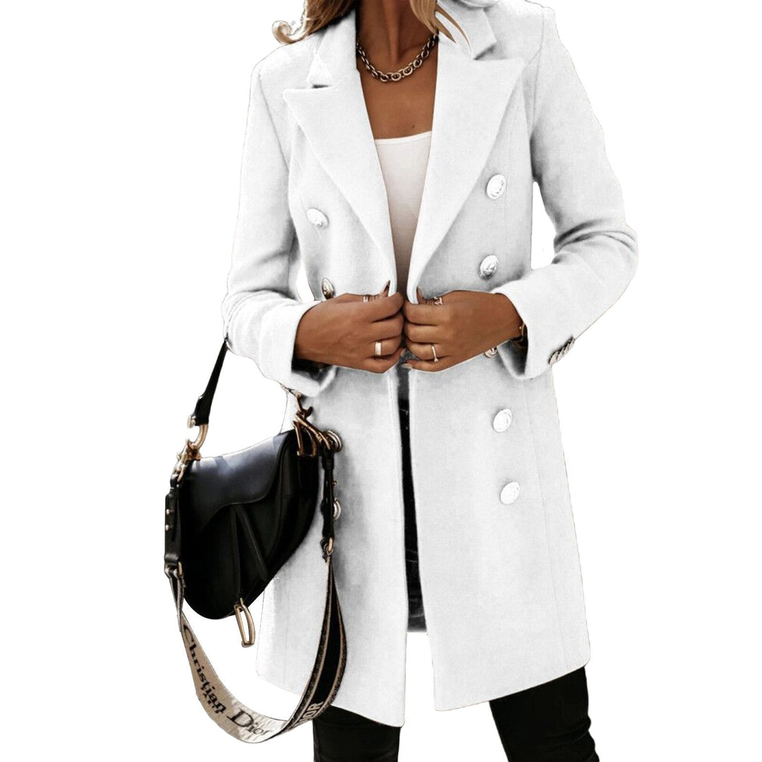 Drune | Solide Farbe Mantel Jacke