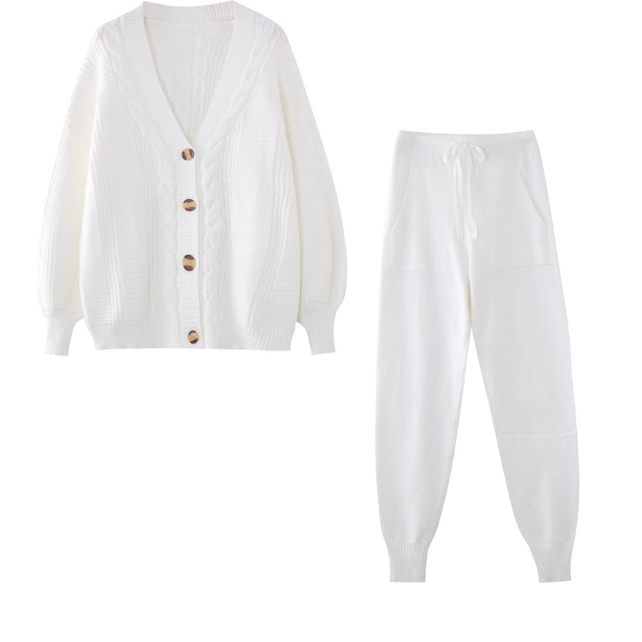 Drune | Bequemes 2-Teiliges Set für Frauen Weste und Hose